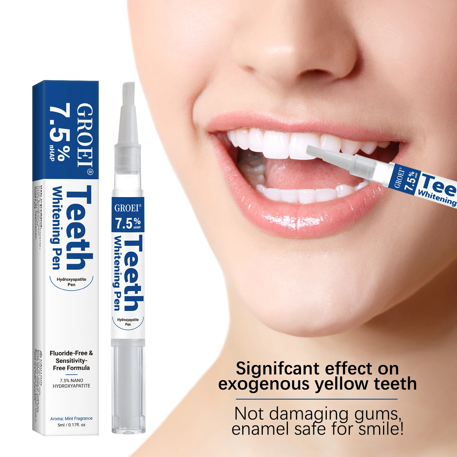 Teeth Whitening Near Me - Hydroxyapatite Tooth Whitening Pen Dazzling White