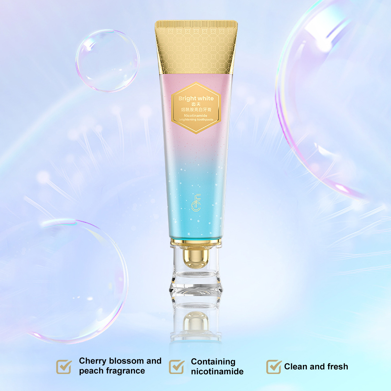 Teeth Whitening Treatment - Toothpaste Whitening Oral Care Cream Toothpaste