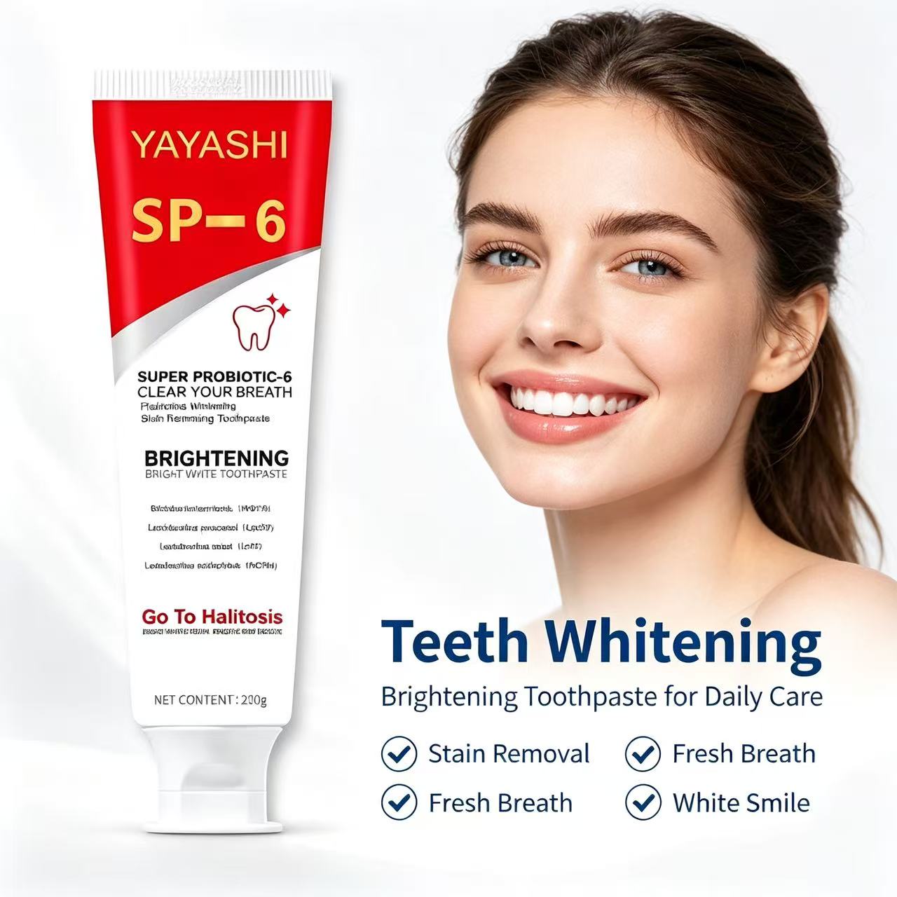 Sp-6 Probiotic Toothpaste Brig - Teeth Whitening Treatment recension och pris