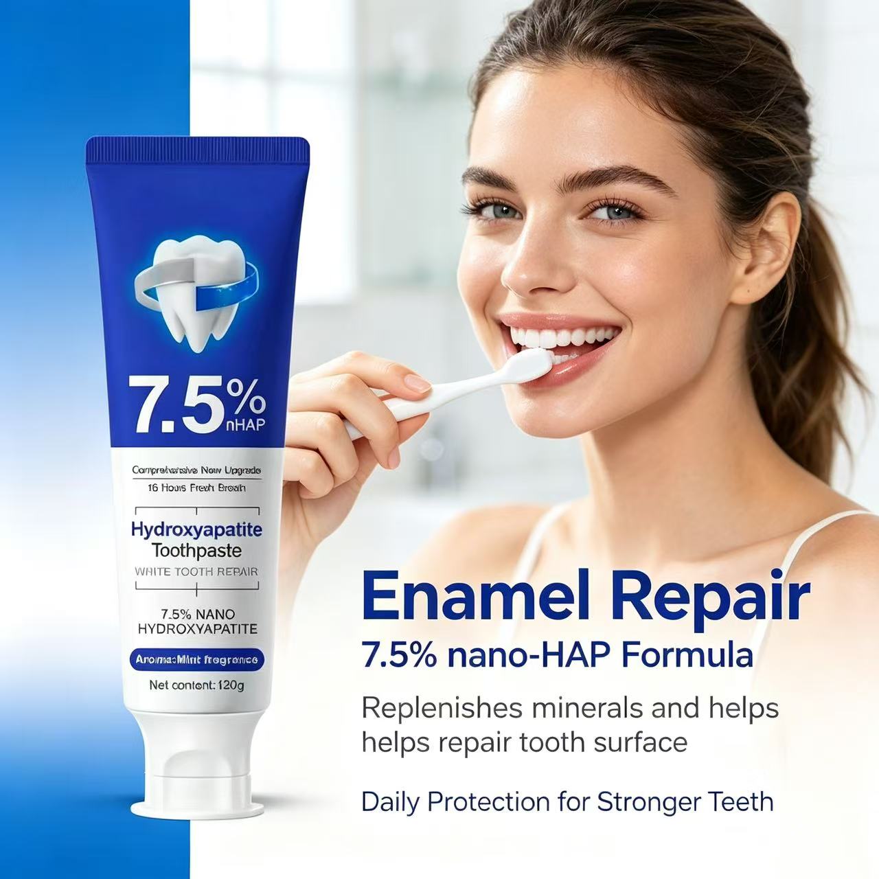 7.5%Nano Hydroxyapatite Toothp - Teeth Whitening Treatment recension och pris