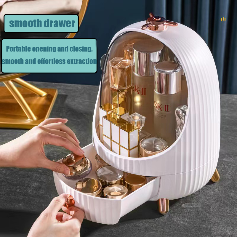 Acrylic Cosmetic Storage Box L - Led Mouth Tray recension och pris
