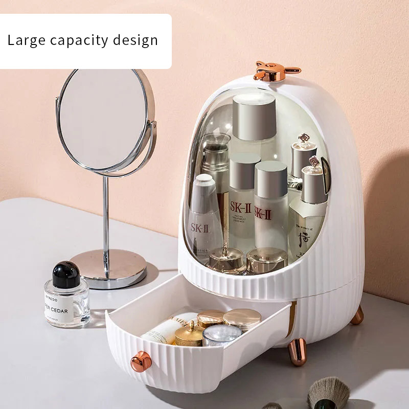Acrylic Cosmetic Storage Box L - Led Mouth Tray recension och pris