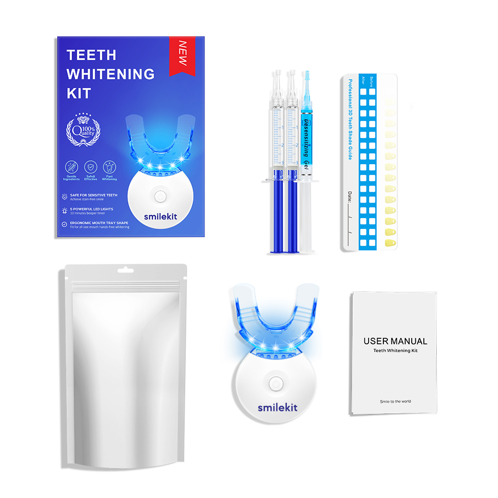 Teeth Whitening Kit - 5X LED L - Led Mouth Tray recension och pris