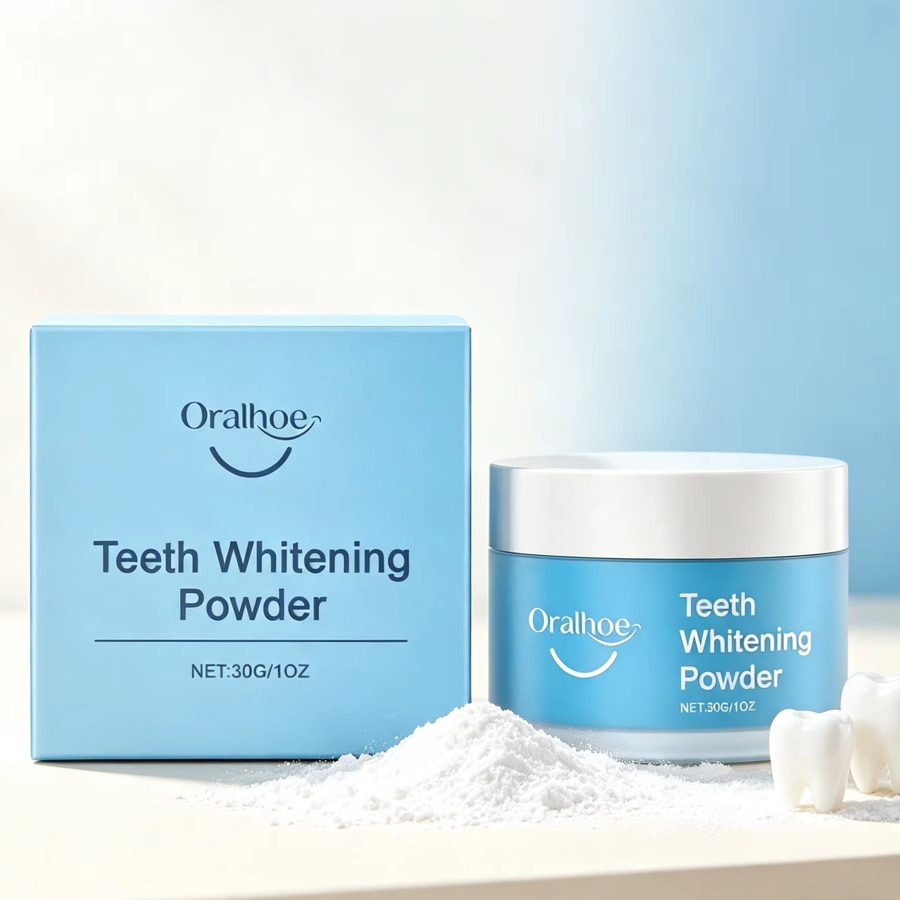 Oralhoe Tooth Powder for Brush - Teeth Whitening Near Me recension och pris