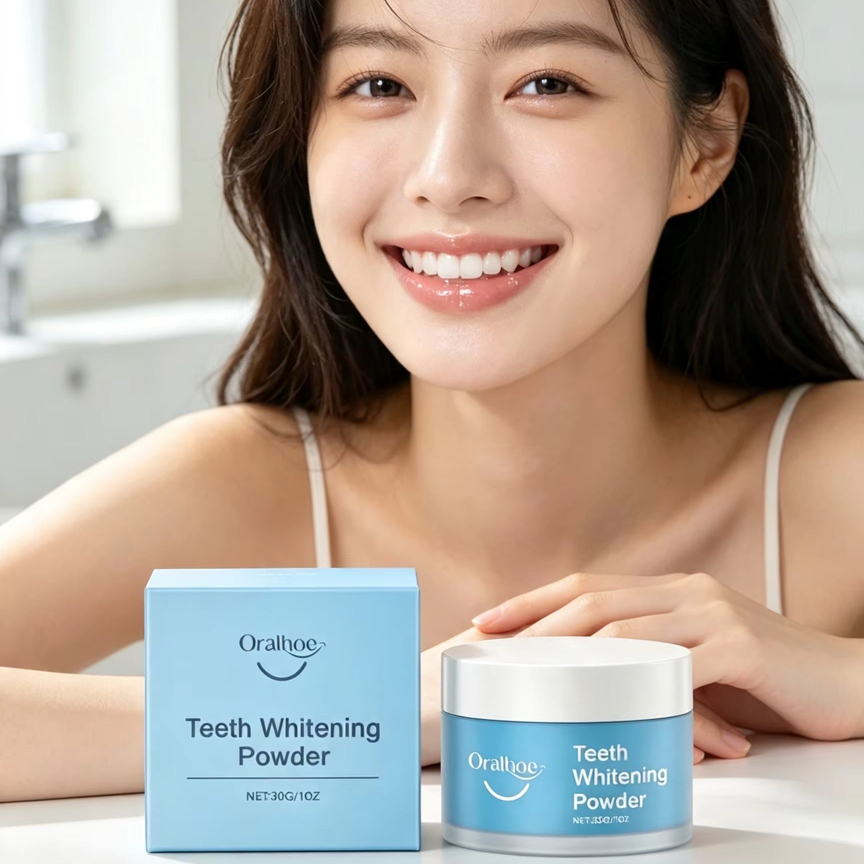 Oralhoe Tooth Powder for Brush - Teeth Whitening Near Me recension och pris