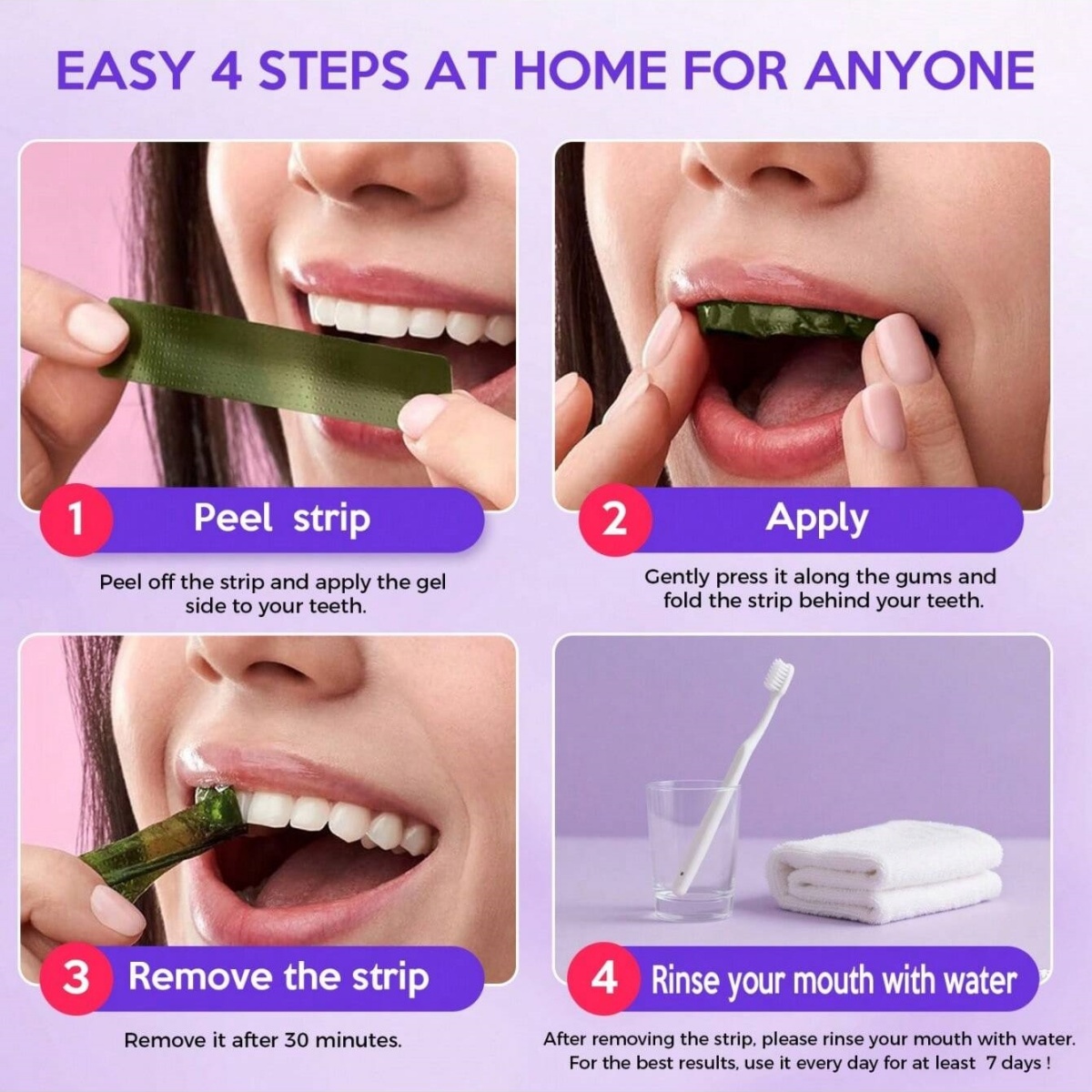 Deluxe Whitening Teeth Sticker - Teeth Whitening Near Me recension och pris