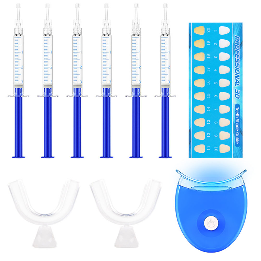 3/6/10 Teeth Whitening Kit Gel - Led Mouth Tray recension och pris