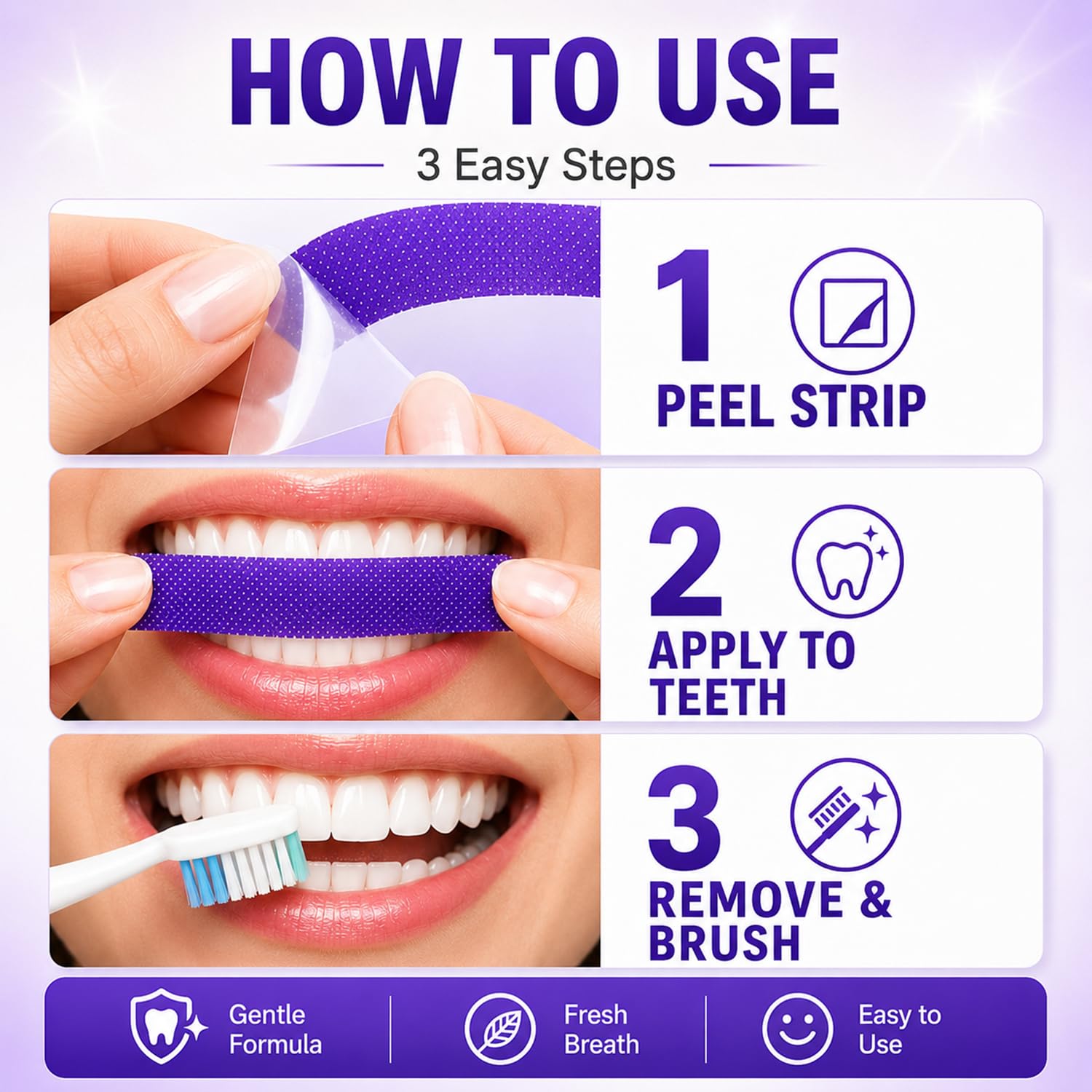 7/14/21pcs Purple Teeth Whiten - Teeth Whitening Gel Peroxide recension och pris