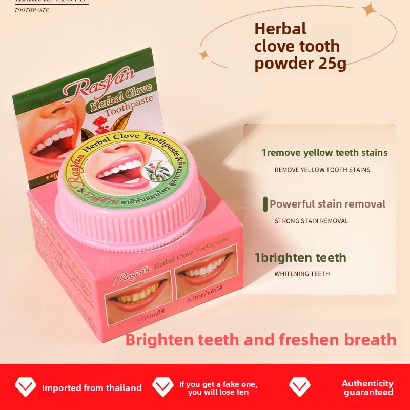 Thai Clove/coconut Tooth Powde - Teeth Whitening Near Me recension och pris